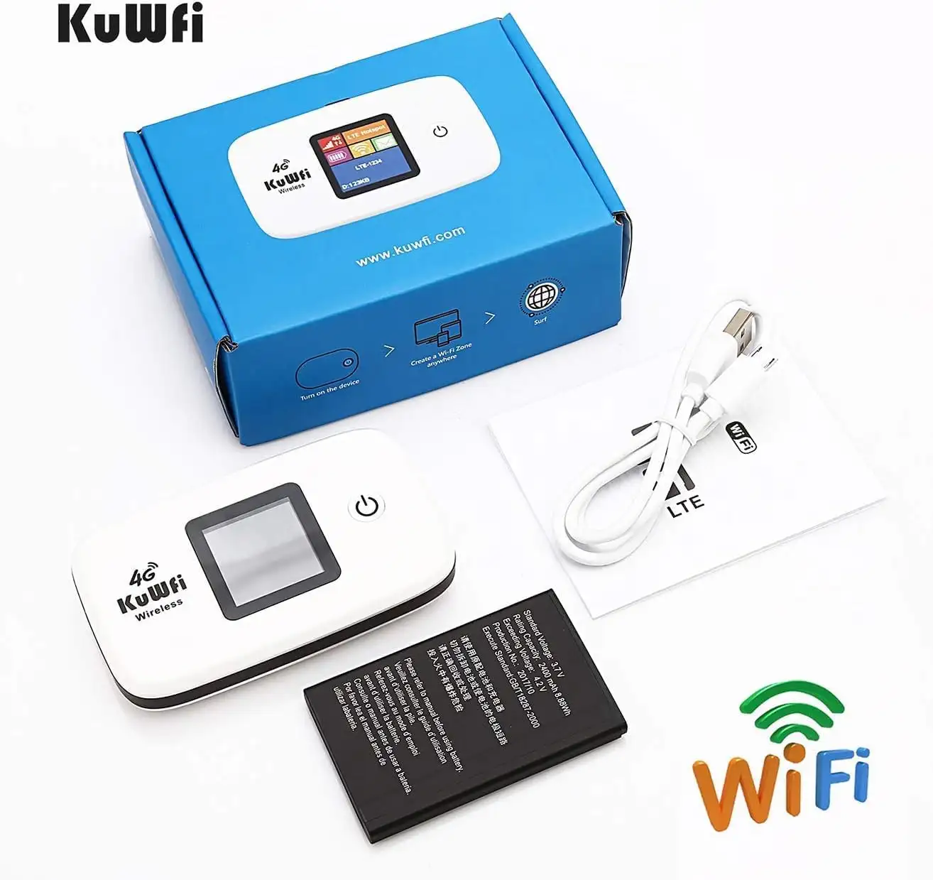 KuWFi 4G LTE Unlocked, AT&TT-Mobile Users - 61C1cFOFUDL._AC_SL1314_